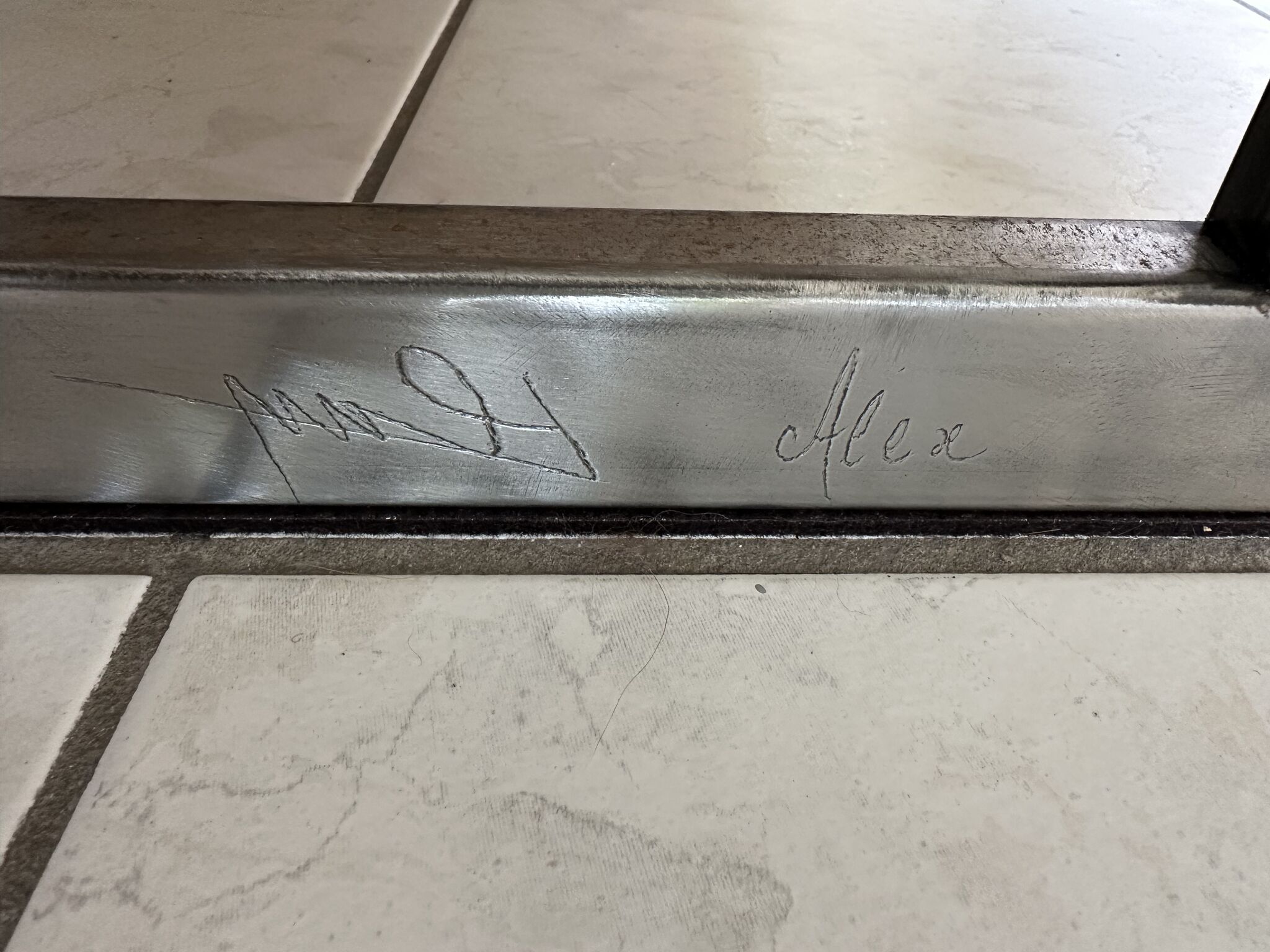 Mobilier en Acier et Chêne