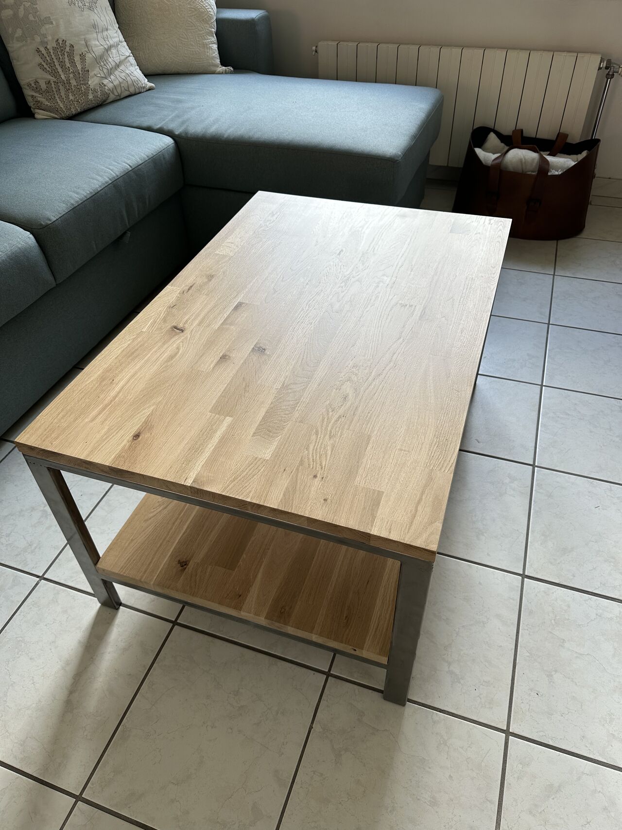 Mobilier en Acier et Chêne