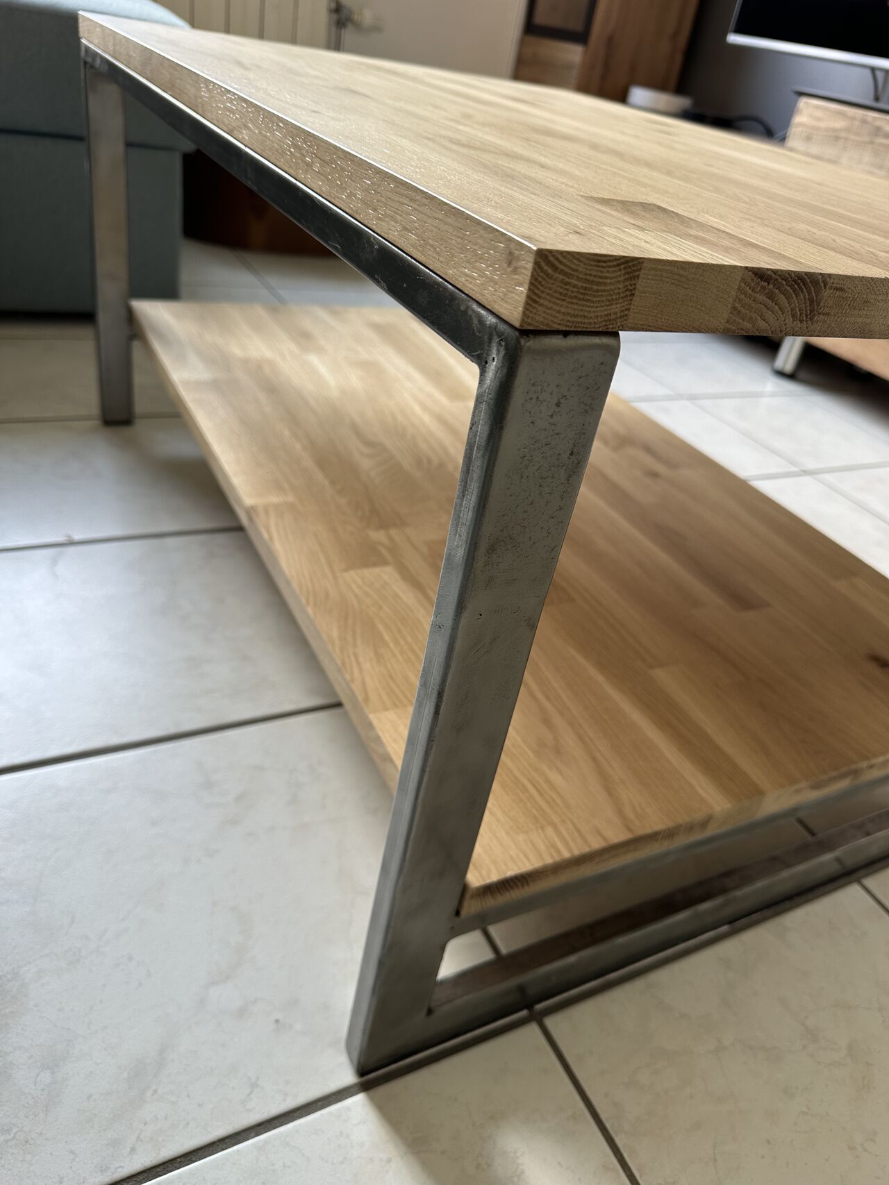 Mobilier en Acier et Chêne