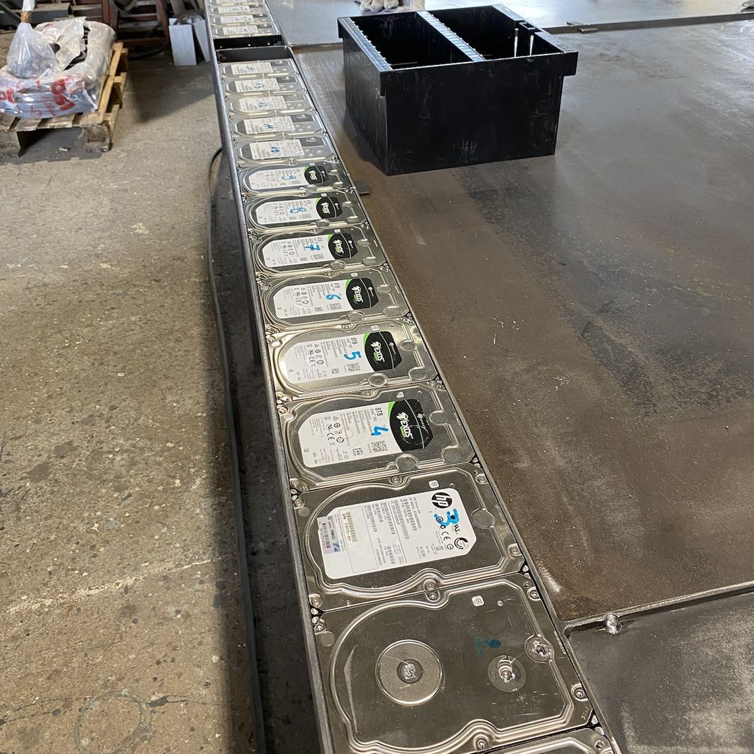 Table de support d une maquette LEGO de DataCenter