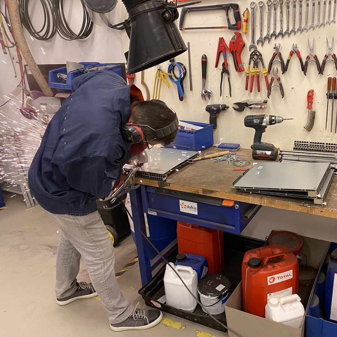 Table de support d une maquette LEGO de DataCenter