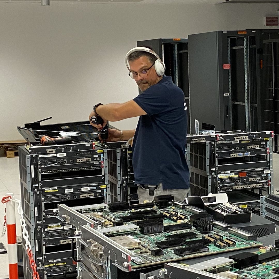 Table de support d une maquette LEGO de DataCenter